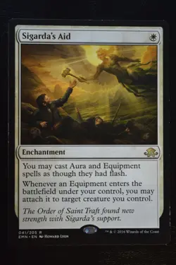 Magic The Gathering MTG SIGARDA'S AID Eldritch Moon LP Lightly Played - Image 1