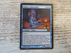 1x Sphinx Ambassador - M10 2010 - NM/EX - English - OOP MTG Mythic Rare - Image 1