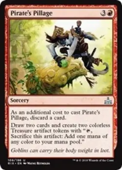 Pirate's Pillage x1 - Rivals of Ixalan - Light Play, English - Rivals of Ixalan - Image 1