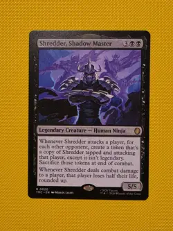 Shredder, Shadow Master - 0020 - MTG: Teenage Mutant Ninja Turtles - Near Mint / - Image 1