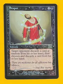 MTG STUPOR (Foil) Arena Promo (OldManMTG 013-129) - Image 1