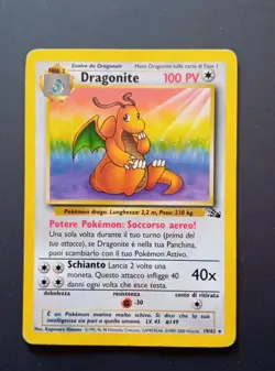 Dragonite fossil 19/62 Non Holo Unlimited Ita - Pokemon - Image 1