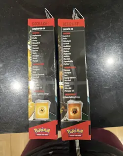 Pokemon TCG EX Battle Decks Both Lucario & Ampharos Set New Sealed + Extra bulk - Image 2