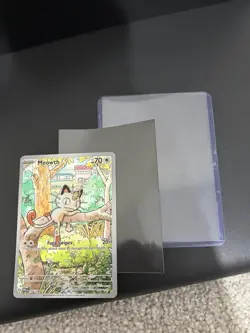 Pokemon Card Meowth 106/094 Phantasmal Flames Illustration Rare Near Mint 2 - Image 2