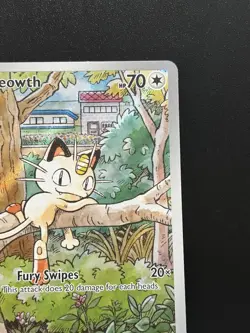 Pokemon Card Meowth 106/094 Phantasmal Flames Illustration Rare Near Mint 2 - Image 5