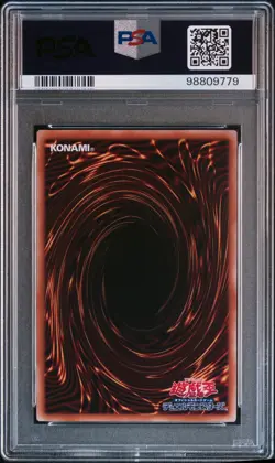 2023 Yugioh JPN QCDB-Quarter Century Duelist Box Secret Rare Token PSA 10 - Image 2