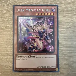Yugioh Dark Magician Girl MP24-EN053 Prismatic Secret Rare 1st Ed LP - Image 1