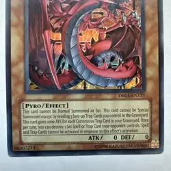 Yugioh Uria, Lord Of Searing Flames DR04-EN121 Ultra Rare - Image 2