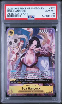 2026 ONE PIECE OP14-EB04- THE AZURE SEA’S SEVEN 112 BOA HANCOCK ALTERNATE ART - Image 1