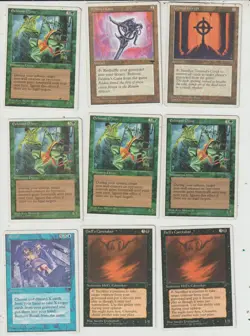 x9 MTG CARD Chronicles ENGLISH 1995 Erhnam Djinn, Tormod's Crypt... EX-NM - Image 1