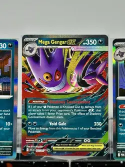 Mega Gengar ex 125/217 + 2x Gengar 050/068 Holo Promo 3 Card Lot Pokemon - Image 2