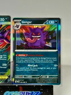 Mega Gengar ex 125/217 + 2x Gengar 050/068 Holo Promo 3 Card Lot Pokemon - Image 3