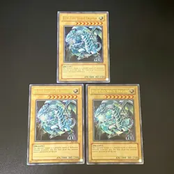 3set BLUE EYES WHITE DRAGON Ultra Rare JMP-001 English Yu-Gi-Oh Card - Image 1