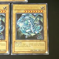 3set BLUE EYES WHITE DRAGON Ultra Rare JMP-001 English Yu-Gi-Oh Card - Image 3