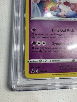 Pokemon TCG Sylveon SWSH211 Astral Radiance Black Star Promo CGC 9 Holo Card - Image 4