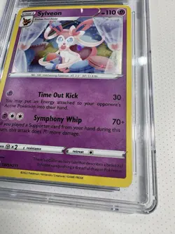 Pokemon TCG Sylveon SWSH211 Astral Radiance Black Star Promo CGC 9 Holo Card - Image 5