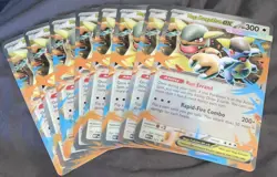 8X Pokemon TCG Mega Kangaskhan ex 025 JUMBO Promo Card LOT of 8 Cards - Image 1