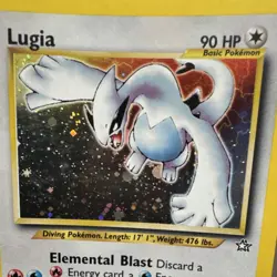 Vintage Pokemon Lugia Neo Genesis 9/111 Holo Rare 90 HP Basic Card 2000 - Image 3