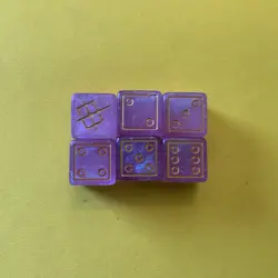 2026 Gundam Card Game Destiny Ignition ST-09 Set of 6 Dice Damage Counters - Image 1