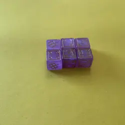 2026 Gundam Card Game Destiny Ignition ST-09 Set of 6 Dice Damage Counters - Image 2