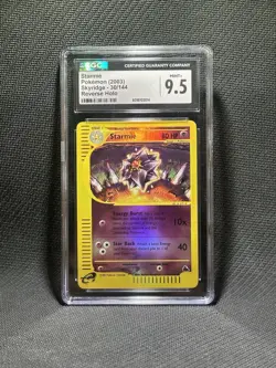 Starmie Skyridge Reverse Holo CGC 9.5 Mint+ Pokemon Card - Image 1
