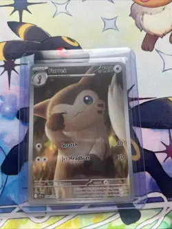 Pokemon TCG Journey Together Furret Full Art Card 168/159 Illustration Rare - Image 1