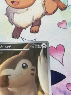 Pokemon TCG Journey Together Furret Full Art Card 168/159 Illustration Rare - Image 4