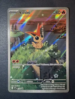 Victini 208 SV Scarlet & Violet Promo Cards Black Bolt & White Flare - Image 1