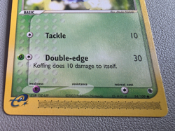 Pokemon EX Ruby & Sapphire Koffing Common Regular 50 HP Card 54/109 English - Image 3