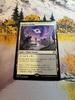 Godless Shrine #0254 (EOE) Edge of Eternities Rare Land MTG - Image 4