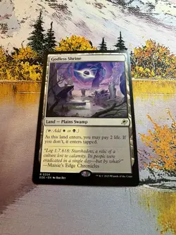 Godless Shrine #0254 (EOE) Edge of Eternities Rare Land MTG - Image 5