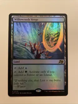 Willowrush Verge FOIL Aetherdrift Magic MTG NM - Image 1