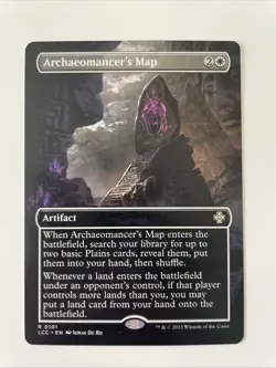 Magic: The Gathering Archaeomancer's Map (Borderless) Regular Rare #101 - Image 1