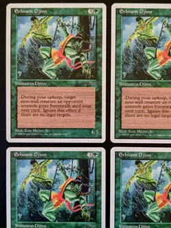 MTG | 4 x Erhnam Djinn | Playset | Chronicles | Magic The Gathering | - Image 2