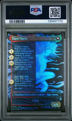 2025 MTG FINAL FANTASY #0323 ESPER TERRA/TERRA, MAGICAL ADEPT PSA 10 - Image 2