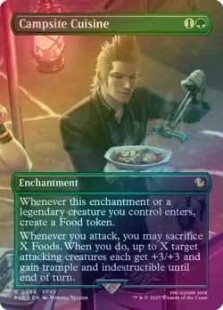 Campsite Cuisine - Borderless (Foil) (FIC) - Image 1