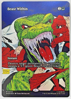 MTG Spider-Man Beast Within Borderless Foil M 0033 - Image 1