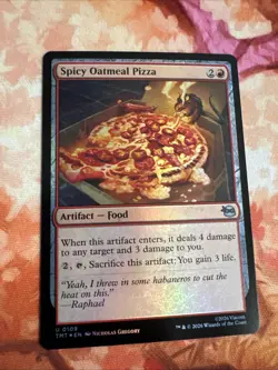 Spicy Oatmeal Pizza Teenage Mutant Ninja Turtles Foil - Image 1