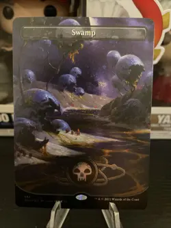 Swamp (488) (Borderless) (Galaxy Foil) Unfinity Foil - Image 1