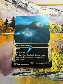 Petrified Field (Borderless) Edge of Eternities: Stellar Sights Mythic NM - Image 1