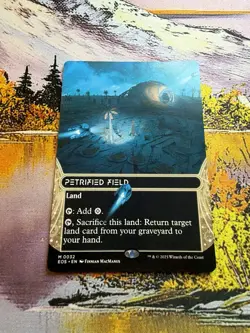 Petrified Field (Borderless) Edge of Eternities: Stellar Sights Mythic NM - Image 2