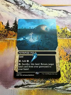 Petrified Field (Borderless) Edge of Eternities: Stellar Sights Mythic NM - Image 3