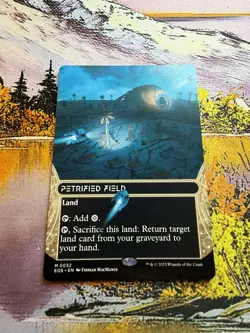 Petrified Field (Borderless) Edge of Eternities: Stellar Sights Mythic NM - Image 4