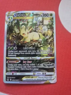 Pokemon TCG Leafeon VSTAR Crown Zenith Holo Ultra Rare GG35/GG70 NM - Image 1