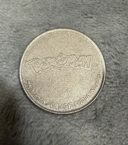 RARE 2001 Pokemon Lugia Metal Coin TCG Wizards WOTC Nintendo Vintage Token Promo - Image 2
