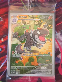Pokemon TCG - Tyrunt Pokemon Center Stamp Promo MEP 070 Perfect Order *SEALED* - Image 1