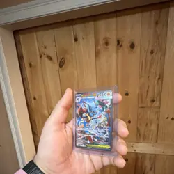 Mega Lucario EX Full Art Holo Pokemon TCG Card 340 HP Fighting Type - Image 2