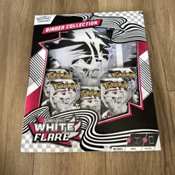 Pokemon TCG S&V - White Flare Binder Collection Box (5 Packs) BRAND NEW & SEALED - Image 1