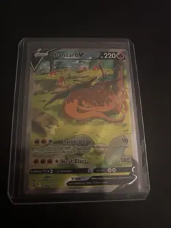 Pokemon TCG Charizard V Promo Full Art Foil SWSH260 220 HP Sword & Shield - Image 1