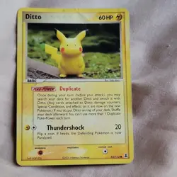 Pokemon TCG Ditto (Pikachu) EX Delta Species 63/113 60 HP Common English - Image 1